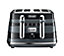 De'Longhi Avvolta Class CTAC4003.BK 4 Slice Toaster - Black