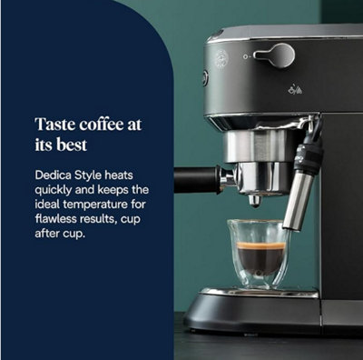 De'Longhi Dedica Style, Traditional Pump Espresso Machine, Coffee and ...