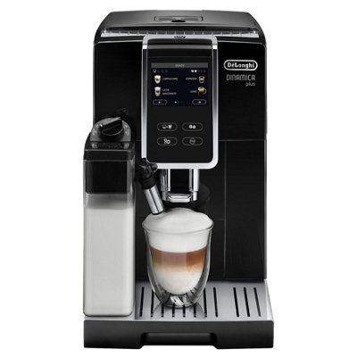 De'Longhi Dinamica Milk Bean to Cup Automatic Coffee Machine, Silver