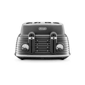 De'Longhi Scolpito 4 slot toaster CTZS4003.BK, Granite Black
