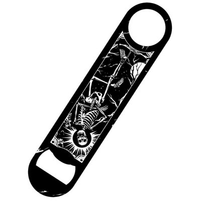 Deadly Tarot The Hanged Man Bottle Opener Black/White (One Size)