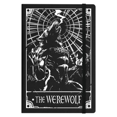 Deadly Tarot The Werewolf Notebook Black/White (A5)
