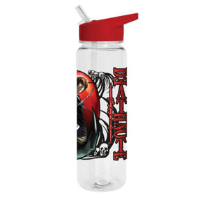 Death Note Chains Of Fate Plastic Water Bottle White/Red/Black (One Size)
