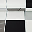 Debona Dotty Tiles Black & Silver Wallpaper 2670