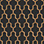 Debona Fabric Touch Black Gold Trellis Wallpaper Modern Luxury Textured Vinyl