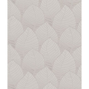 Debona Fabric Touch Vinyl Geometric Trellis Wallpaper Light Grey ON3003