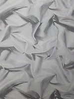Debona Isabella Crushed Satin Wallpaper Faux Effect Silk Silver Grey Metallic