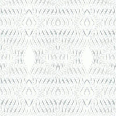 Debona Jewel Diamond Striped White Wallpaper 2470