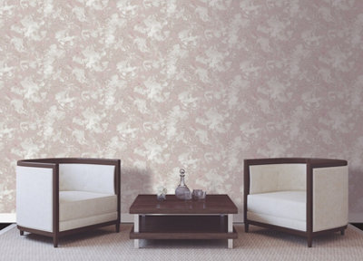Debona Liquid Marble Rose Gold Wallpaper 6356