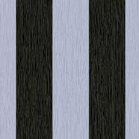 Debona Luxury Crystal Striped Black & Silver Wallpaper 9012