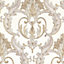 Debona Perla Heavyweight Damask Gold Textured Italian Glitter Wallpaper 9090