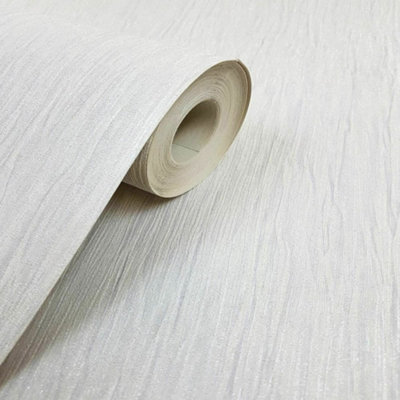 Debona Silver Crystal Plain Textured Grey Glitter Vinyl Washable Wallpaper 8996