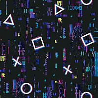 Debona Video Game Glitch Wallpaper Multicoloured Pink Purple Black Blue 6219