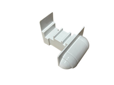 Deceuninck White 70mm Profile French Door Mullion End Cover