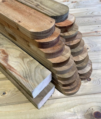 Decking Balustrade handrail kit (pack of 2) - 3