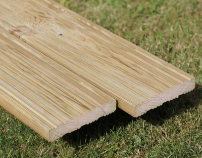 Decking Board 2.4m (Urban 143x25mm) fully treated (pack of 20)