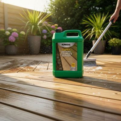 Decking Cleaner & Reviver 5L - Professional Strength, Fast-Acting