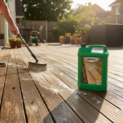 Decking Cleaner & Reviver 5L - Professional Strength, Fast-Acting