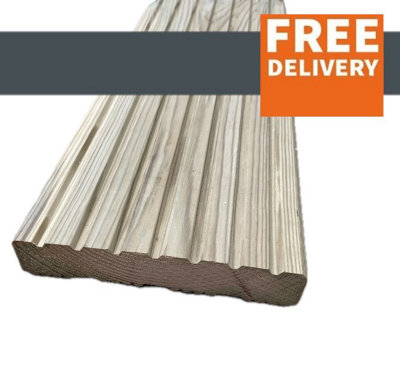 Decking Kit 2.4m x 2.4m Area Urban Deck Board, Framing & Fixing Included