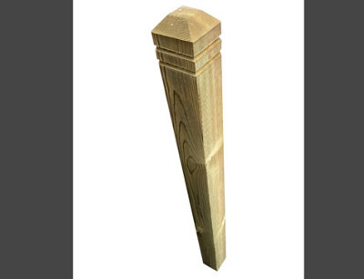 Decking newel post (chamfered top) pack of 2 (FREE DELIVERY)