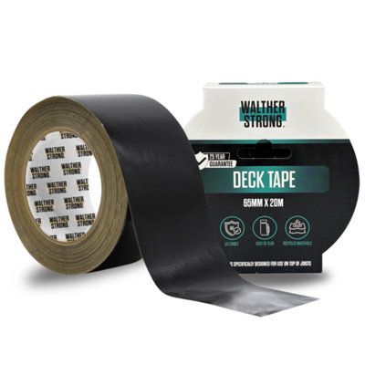 DeckTape - The Number 1 Non-Butyl Specialist Deck Joist Protection Tape - 65mm X 20mtr Price Comparisons | Compare The Build