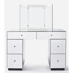 DECO ASSEMBLED MIRRORED DRESSING TABLE
