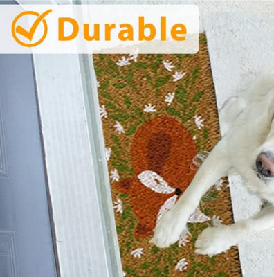 Decoir Fox Hollow Design Doormat Door Mats Natural Look Slip Resistant - 4