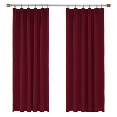 Deconovo Blackout Curtains Rod Pocket Curtain Panels Thermal