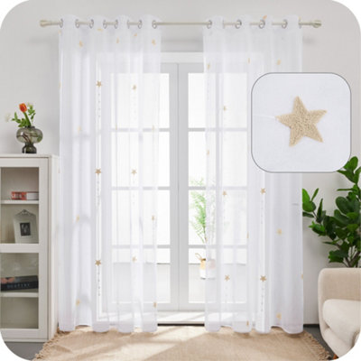 Modern deals net curtains