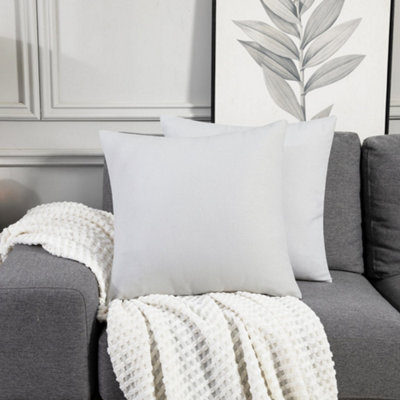 Deconovo Faux Linen Texture Cushion Covers for Garden Furniture with ...