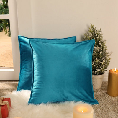 Deconovo Set of Cushion Covers 50 x 50 cm Decorative Velvet