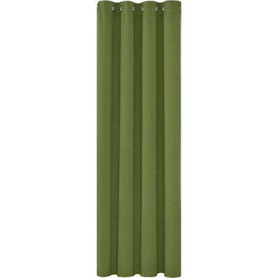 Deconovo Thermal Insulated Blackout Curtain for Living Room and Bedroom, 52 x 108 Inch, Grass Green, 1 Piece