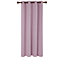 Deconovo Window Treatment Thermal Insulated Eyelet Blackout Curtain Curtain 66x54 Inch Pink Lavender 1 Panel
