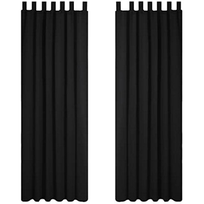 Deconovo Window Treatments Tab Top Curtains Thermal Blackout Insulated ...