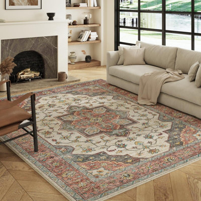 Decoranddecor Area Rugs, Living Room Rugs, Washable Rugs, 160x230cm ...