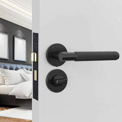 Decoranddecor Bathroom Door Handle - Internal Door Handles for Doors ...