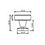 DecorAndDecor - CARNA Matt Rose Solid Round Kitchen Cabinet Drawer Cupboard Pull Knob - Pair