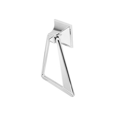 DecorAndDecor - FORTUNA Polished Nickel Triangle Swing Handle Drop Kitchen Cabinet Drawer Cupboard Knob Handle -Pair