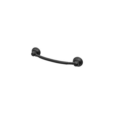 DecorAndDecor - HEWN Matt Black Antique Country Kitchen Cabinet Drawer Cupboard Furniture Pull Door Handles - 96mm - Pair