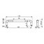 DecorAndDecor - INSIGNIA Matt Bronze Contemporary Knurled D-Shape Cabinet Cupboard Drawer Pull Door Handles - 160mm - Pair