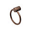 DecorAndDecor - LANCER Antique Copper Finger Pull Swing Ring Cabinet Knob Handles - Pair