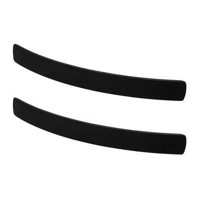 DecorAndDecor - LOCH Matt Black Curved Kitchen Cabinet Drawer Cupboard Pull Handles - 128mm - Pair