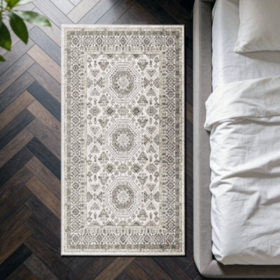 Decoranddecor Rug, Washable Rugs, Bedroom Kitchen Rugs, 80X150cm, Non ...