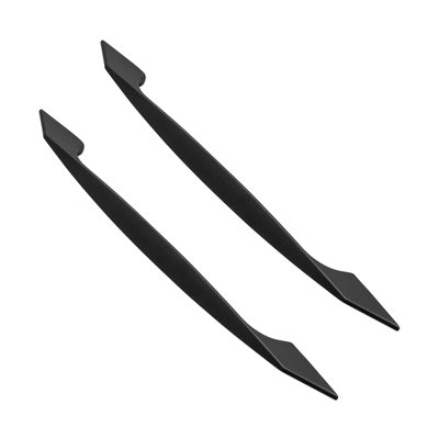 DecorAndDecor - TEREA Matt Black Modern Hight Quality Kitchen Cabinet Drawer Cupboard Pull Door Handles - 96-128mm - Pair