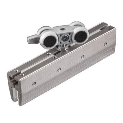DecorAndDecor Top Hung Glass Sliding Door Gear Kit - 120Kg Max Door Weight - 1500mm Track