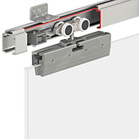 DecorAndDecor Top Hung Glass Sliding Door Gear Kit - 120Kg Max Door Weight - 3000mm Track