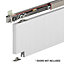 DecorAndDecor Top Hung Sliding Door Gear Kit - 120Kg Max Door Weight - 2400mm Track - One Way Soft Close