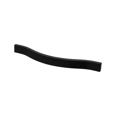 DecorAndDecor - TUCANA Matt Black Bow Kitchen Door Cabinet Cupboard Pull Handles - 128mm - Pair