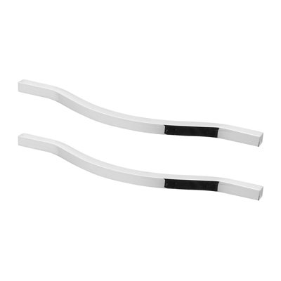 DecorAndDecor - URSA Polished Nickel Classy Look Modern Kitchen Cabinet Drawer Cupboard Furniture Pull Door Handles - 224mm - Pair Price Comparisons | Compare The Build