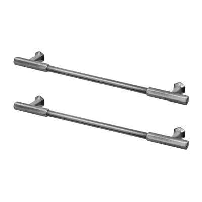 DecorAndDecor - VESELKA Antique Silver - Antique Style Kitchen Cabinet Drawer Cupboard Pull Door Handles - 160mm - Pair